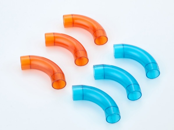 PVC紅藍(lán)透明上墻彎