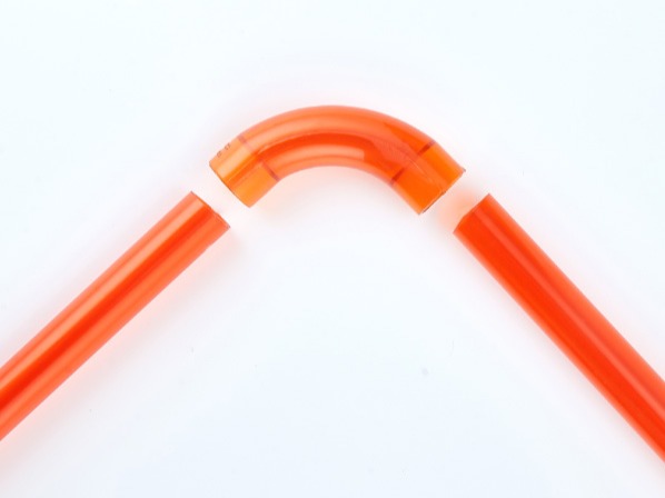 PVC紅藍(lán)透明上墻彎